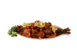 Жареная рыба в соусе (300г)