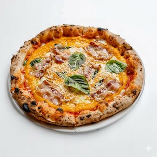Zucca e speck croccante