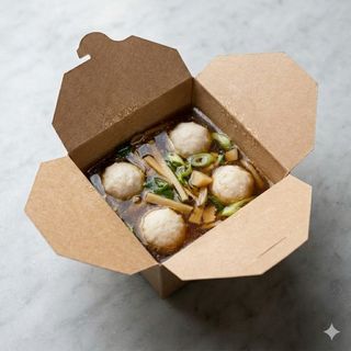 Zuppa polpette di pesce da Lu