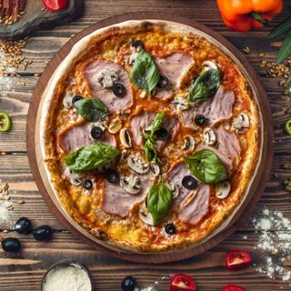  Պիցցա Խոզապուխտով սնկով