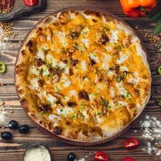 Կաղամարով և ութոտնուկով պիցցա