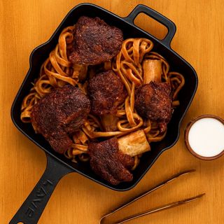 Տավարի մատեր լապշաով