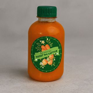 Թարմ քամած գազարի և նարնջի հյութ