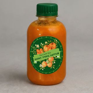 Թարմ քամած դդմի, գազարի և նարնջի հյութ