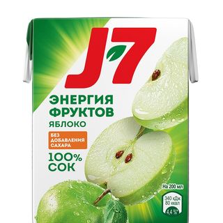 J7 բնական հյութ խնձորի 0,2l
