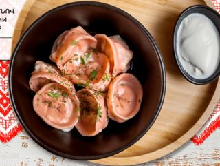 Պելմենի ծովախեցգետնով