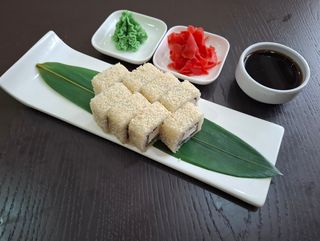 Օձաձուկ քնջութով