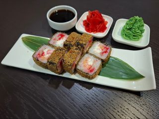 Տեմպուրա սաղմոն և թունա, միքս