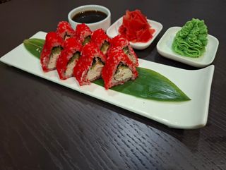 Պիրամիդ խեցգետնի ձողիկներով