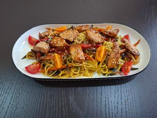 Լապշա հավի կրծքամսով