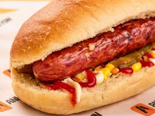 Հավի գրիլ հոթ-դոգ