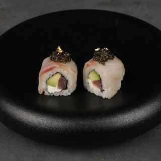 Ռոլլ սիբասով և սև ձկնկիթով 6 հատ