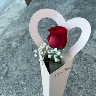 Ruža, srce pakovanje