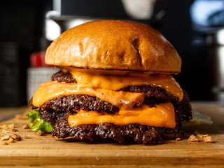 Triple Cheeseburger