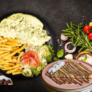 Piletina Curry + Palačinak Cream