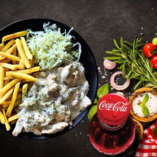Piletina gljive + Coca Cola