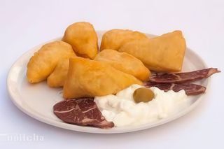 Uštipci od heljde sa suhim mesom