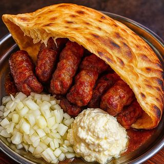 Ćevapi +Coca Cola