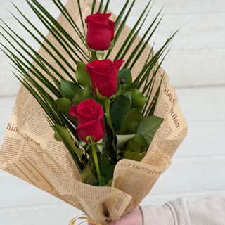 Buket 3 crvene ruže