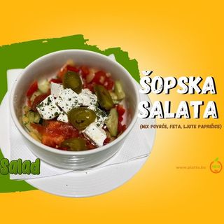 Šopska salata (Shopska salad – feta cheese) (S7)