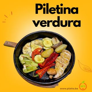Pileći steak pečeno povrće sos gljive