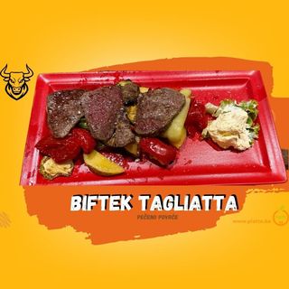 Biftek tagliata sa prilogom / Beef Tagliata with Side Dish