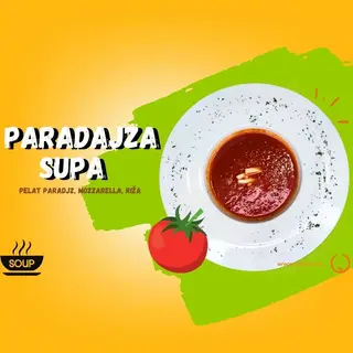 Paradajz krem supa sa rižom i mozzarellom / Creamy Tomato Soup