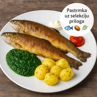 Pastrmka sa pečenim krompirom