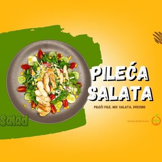 Cezar pileća salata (Chicken Caesar salad) (S1)