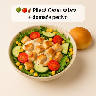 Cezar pileća salata