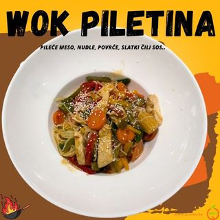 Wok sa Piletinom sweet chilli