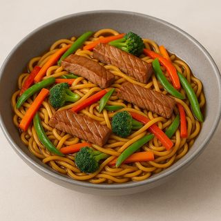 Wok sa Biftekom sweet chilli