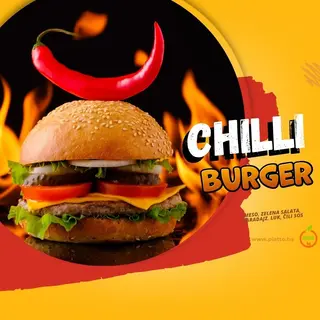 Chili burger