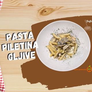 Pasta Pollo e Funghi (pasta s piletinom i gljivama) (Pa3)