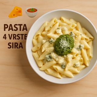 Pasta četiri vrste sira