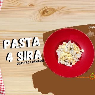 Pasta Quattro Formaggi (pasta četiri vrste sira) (Pa2)