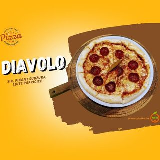 Diavola Pizza (ljuta pizza) (P5)