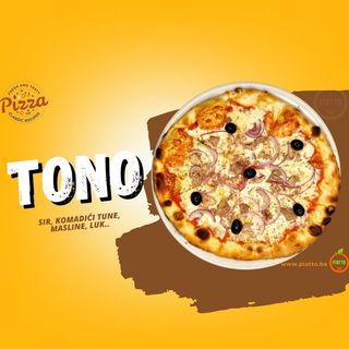 Tonno Pizza (pizza s tunom) (P6)
