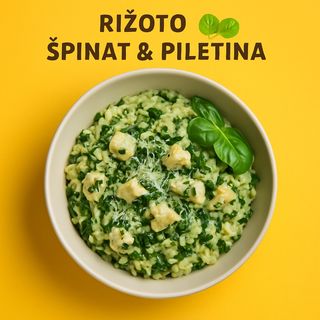 Rižoto sa Špinatom i Piletinom
