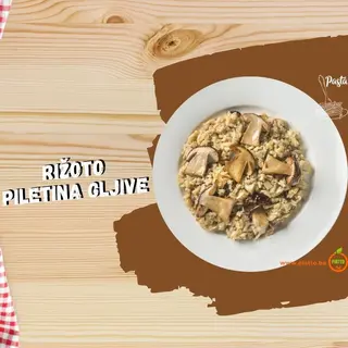 Risotto Pollo e Funghi
