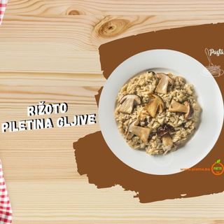 Risotto Pollo e Funghi (rižoto s piletinom i gljivama) (Ri3)