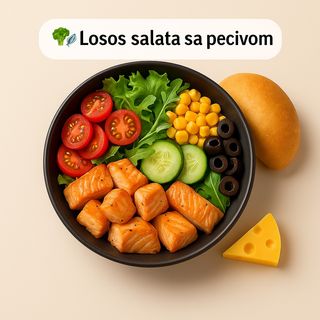 Losos salata