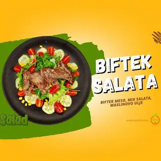 Biftek salata / Beef Steak Salad