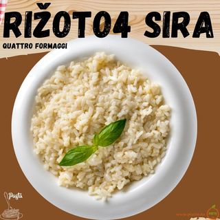 Rižoto četiri vrste sira