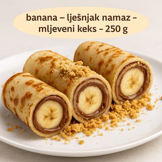 Rolo palačinci sa bananom