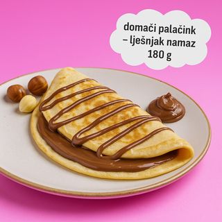 Palačinke čokolada lješnjak namaz