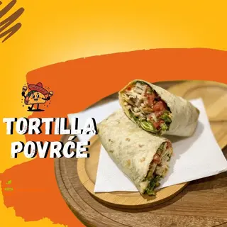 Vegetarijanska tortilja sa pečenim povrćem / Vegetarian tortilla