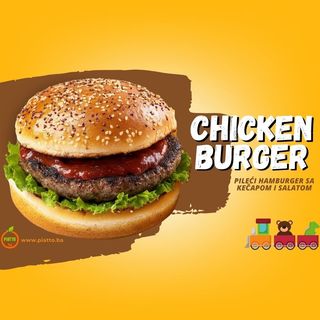Pileći burger za djecu – KIDS (Chicken Burger) (K3)