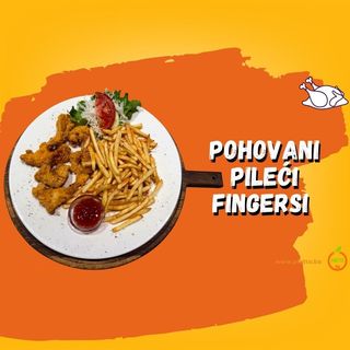 Pohovani pileći fingersi / Crispy Chicken Fingers