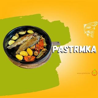 Pastrmka 2 kom sa prilogom / Trout 2 pcs with Side Dish
